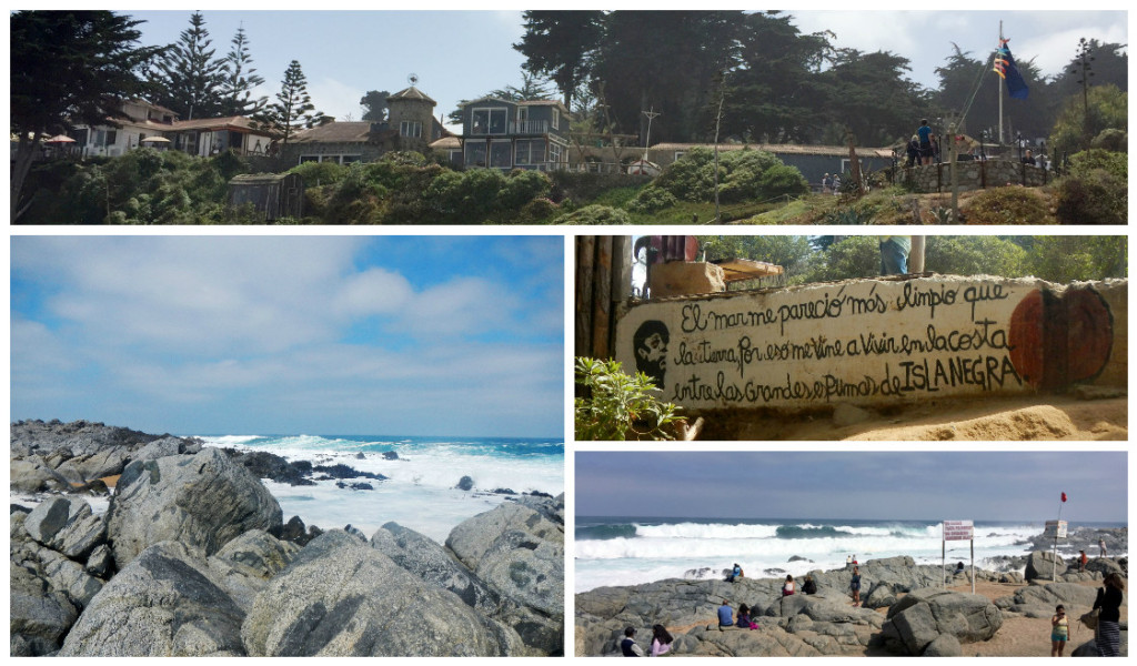 isla negra house-beach