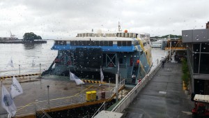 Our ferry from Argentina — also great for transporting cars if needed.