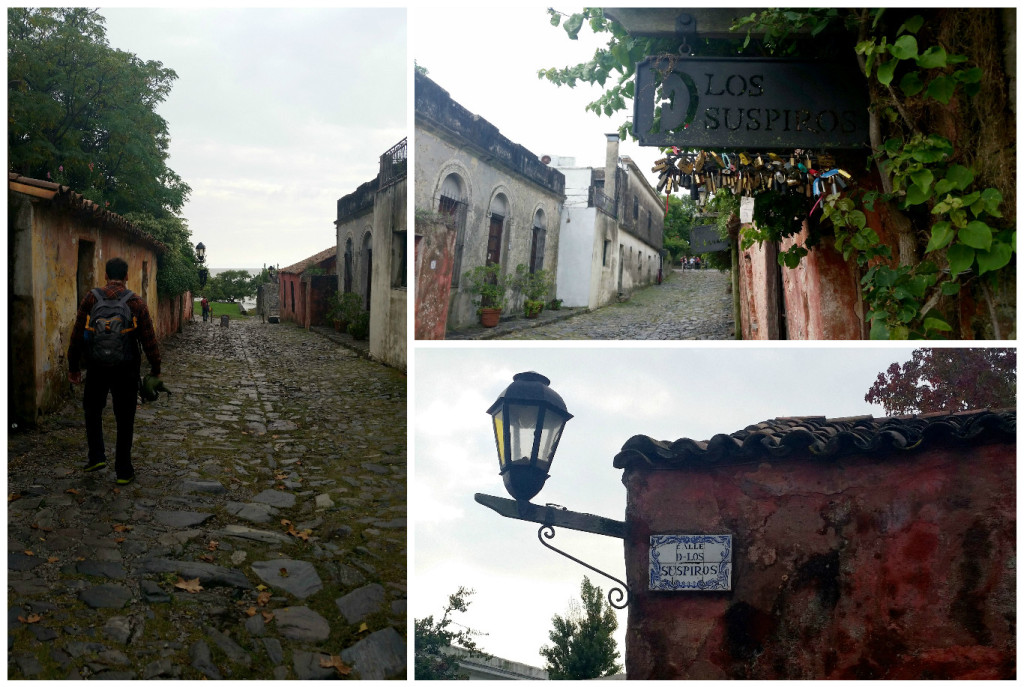 Calle de los Suspiros (Street of Sighs): the original street and drain running down the middle with buildings from the very first Portuguese settlement. They now comprise a few eateries, wine/cheese shop, and an art gallery/community art center.