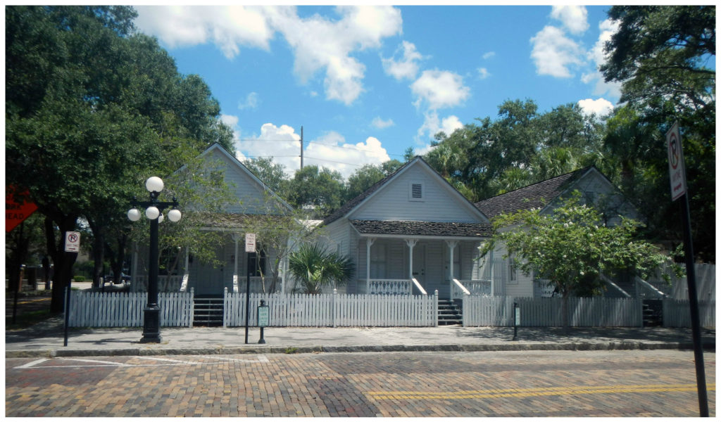 These restored buildings are a classic example of Ybor's residential homes.